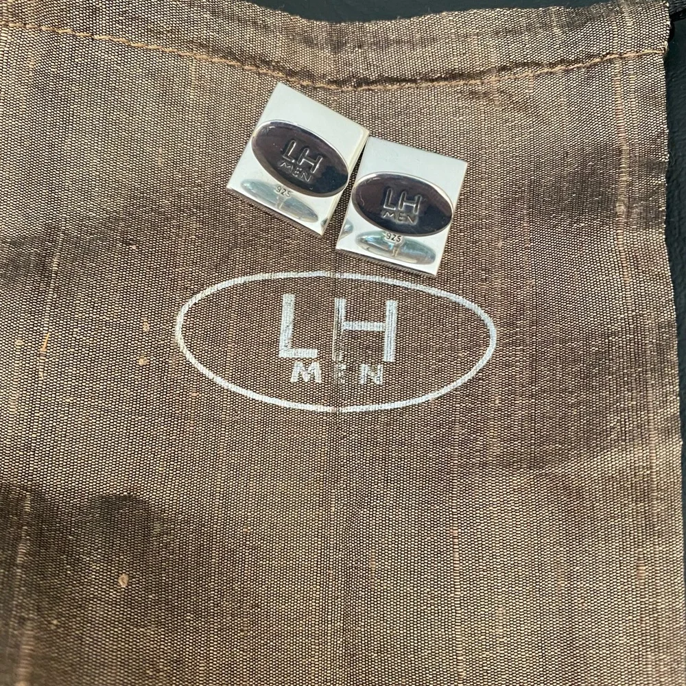New Lois Hill men’s Sterling silver Cuff Links